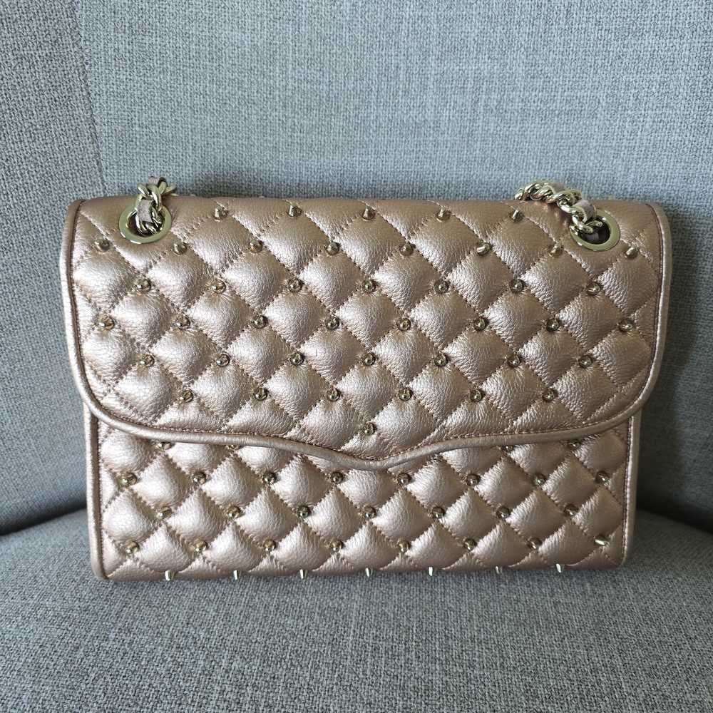 Rebecca Minkoff Quilted Metallic Crossbody Bag